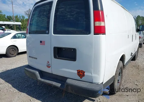 2008 Chevrolet Express Work Van from USA, damaged, VIN 1GCFG15X481106927